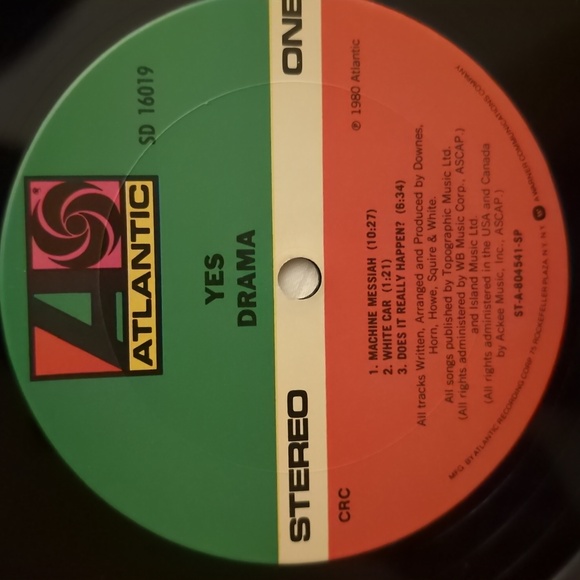 Vintage YES DRAMA Vinyl LP Record Album - Picture 9 of 11